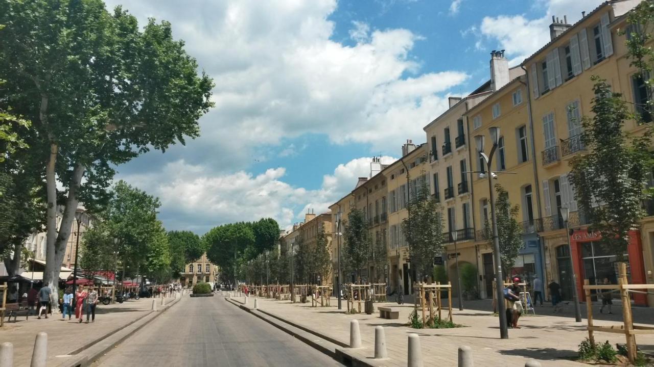 Centre D'Aix - Charmant Appartement 1 Chambre Pythagore Avec Parking 普罗旺斯地区艾克斯 外观 照片
